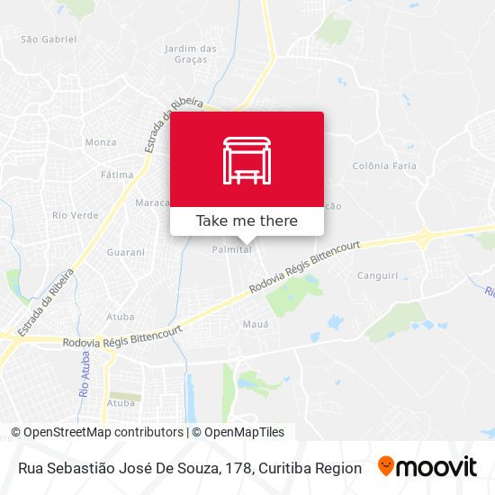 Rua Sebastião José De Souza, 178 map