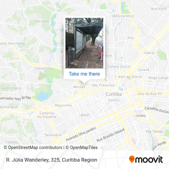 R. Júlia Wanderley, 325 map