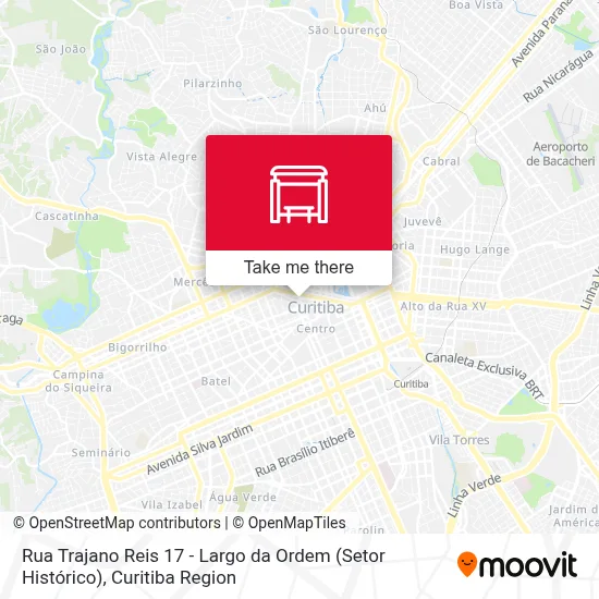 Rua Trajano Reis 17 - Largo da Ordem (Setor Histórico) map