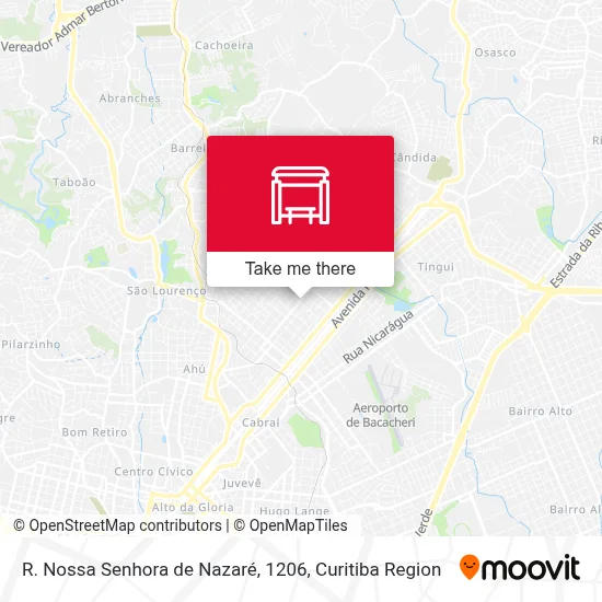 R. Nossa Senhora de Nazaré, 1206 map