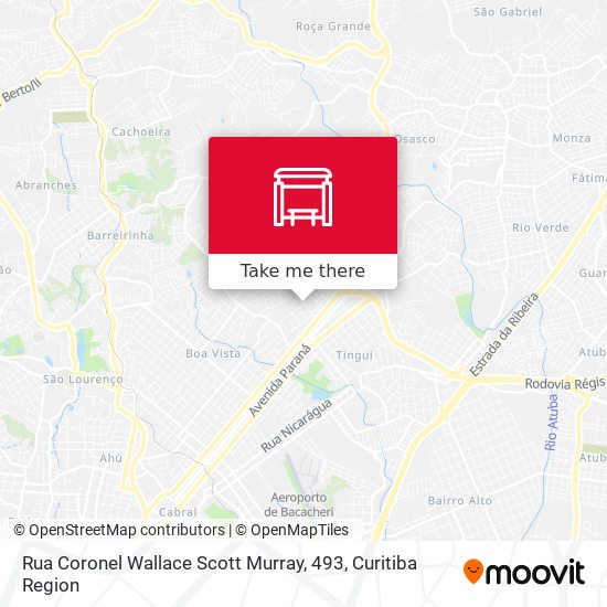 Rua Coronel Wallace Scott Murray, 493 map