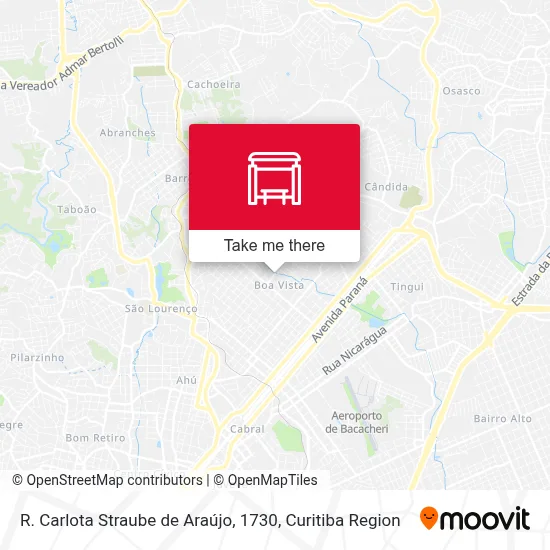 R. Carlota Straube de Araújo, 1730 map