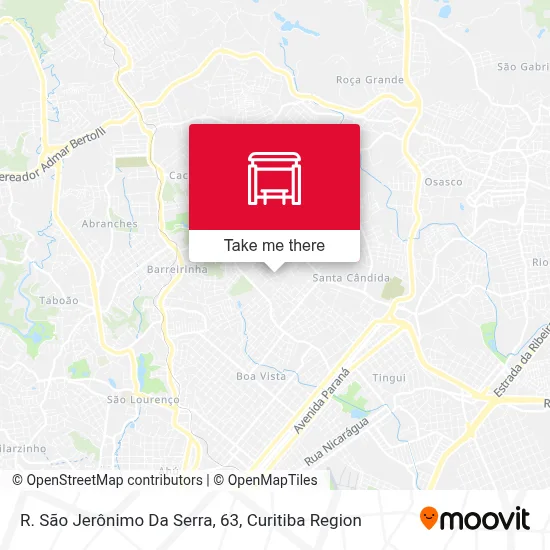 R. São Jerônimo Da Serra, 63 map