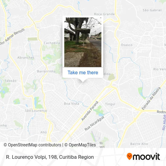 R. Lourenço Volpi, 198 map