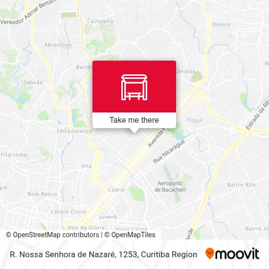 R. Nossa Senhora de Nazaré, 1253 map