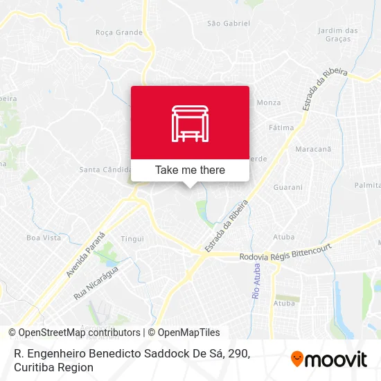 R. Engenheiro Benedicto Saddock De Sá, 290 map