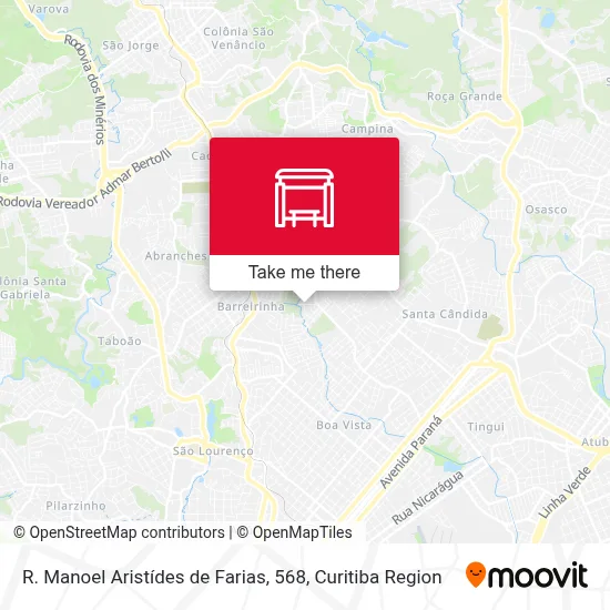 R. Manoel Aristídes de Farias, 568 map