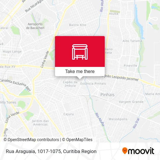 Rua Araguaia, 1017-1075 map