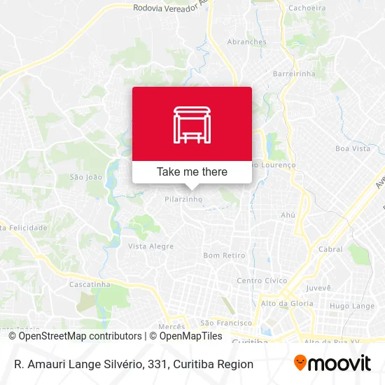 R. Amauri Lange Silvério, 331 map