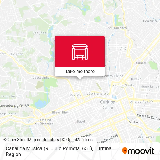 Canal da Música (R. Júlio Perneta, 651) map