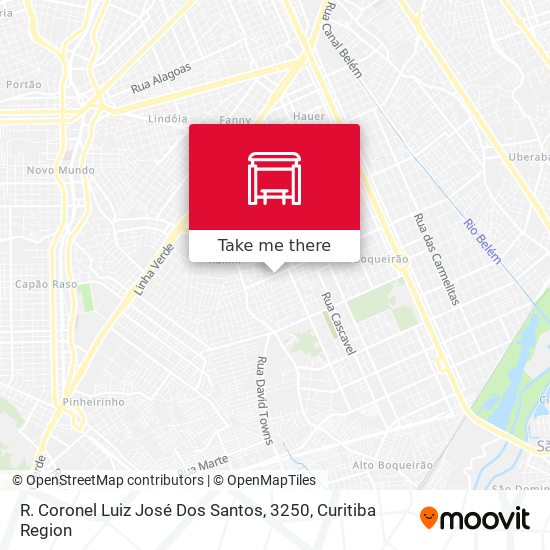 R. Coronel Luiz José Dos Santos, 3250 map