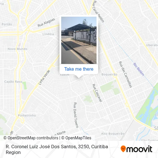 R. Coronel Luiz José Dos Santos, 3250 map