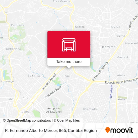 R. Edmundo Alberto Mercer, 865 map