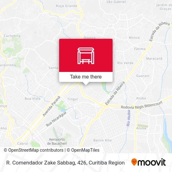 R. Comendador Zake Sabbag, 426 map
