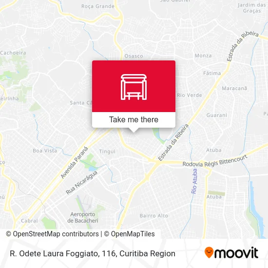 R. Odete Laura Foggiato, 116 map