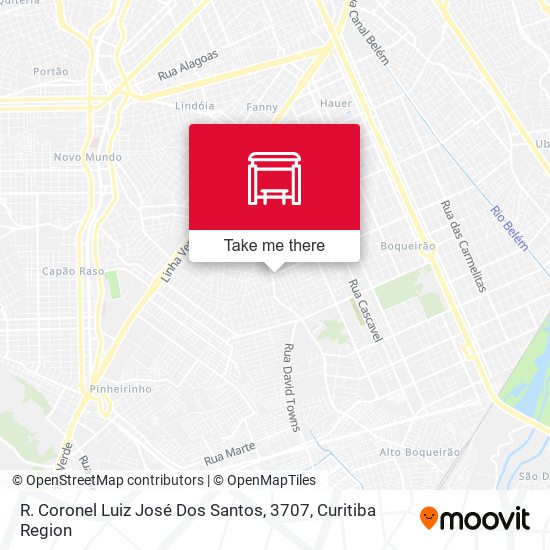 R. Coronel Luiz José Dos Santos, 3707 map