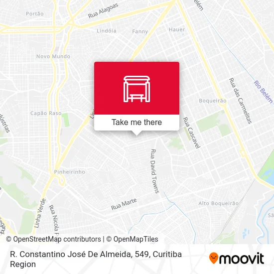 R. Constantino José De Almeida, 549 map