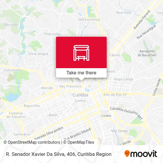 R. Senador Xavier Da Silva, 406 map