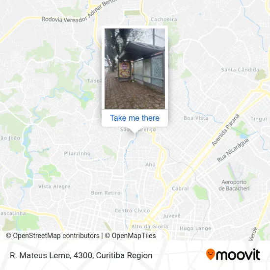 R. Mateus Leme, 4300 map