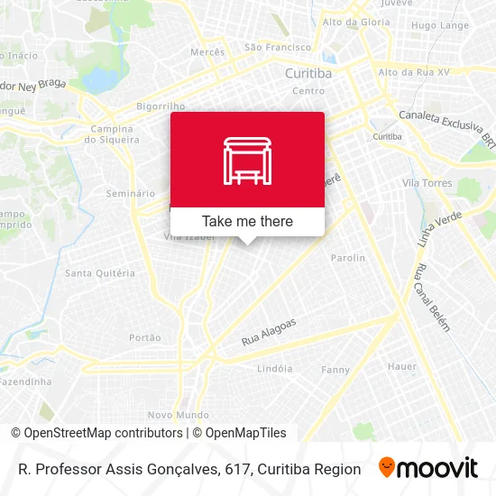 R. Professor Assis Gonçalves, 617 map