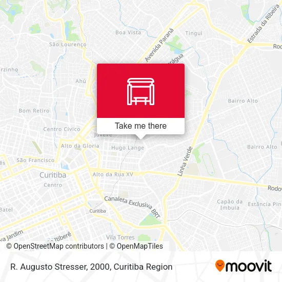 R. Augusto Stresser, 2000 map