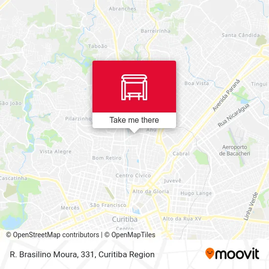 R. Brasilino Moura, 331 map