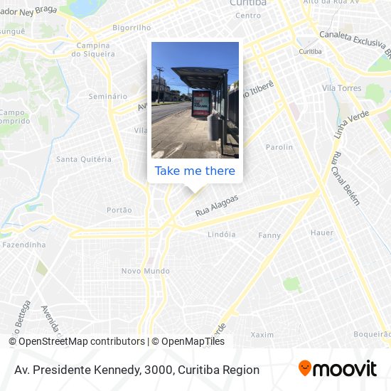 Mapa Av. Presidente Kennedy, 3000