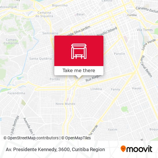 Mapa Av. Presidente Kennedy, 3600