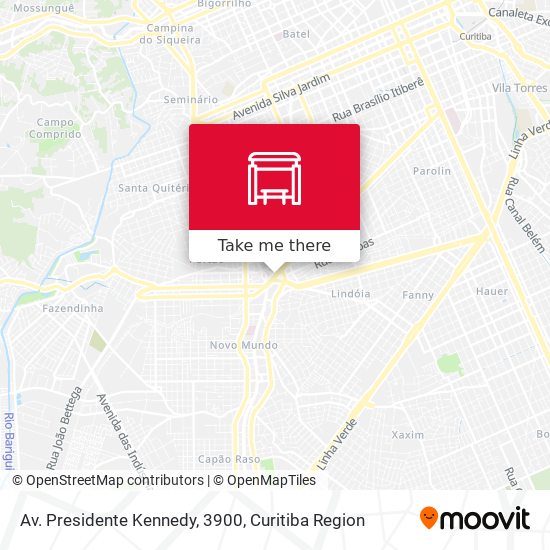 Mapa Av. Presidente Kennedy, 3900