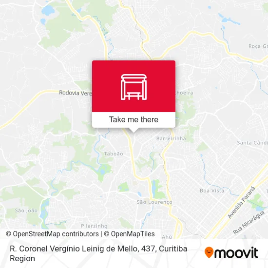 R. Coronel Vergínio Leinig de Mello, 437 map
