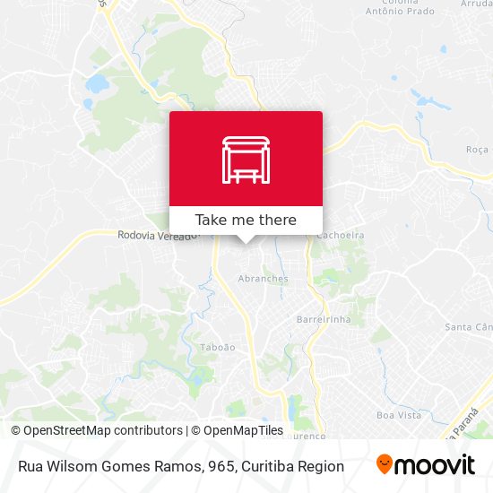 Rua Wilsom Gomes Ramos, 965 map