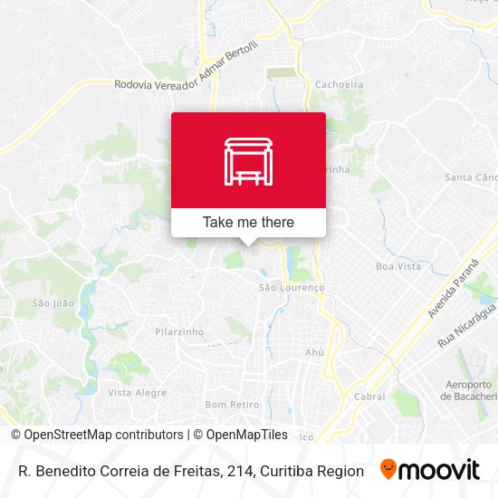 R. Benedito Correia de Freitas, 214 map