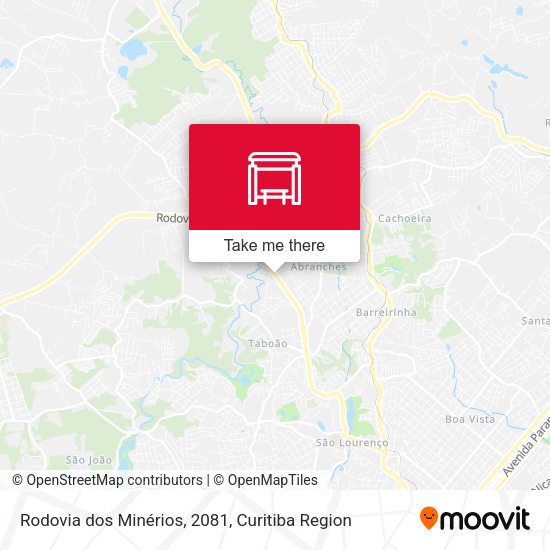 Rodovia dos Minérios, 2081 map
