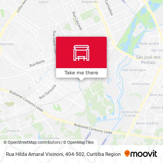 Rua Hilda Amaral Visinoni, 404-502 map