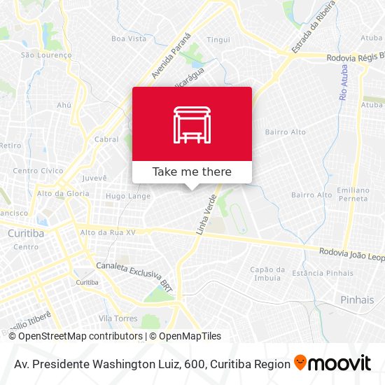 Av. Presidente Washington Luiz, 600 map