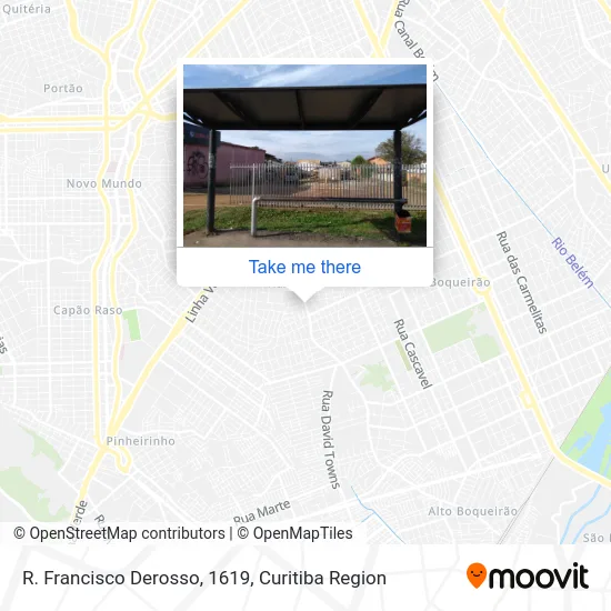 R. Francisco Derosso, 1619 map