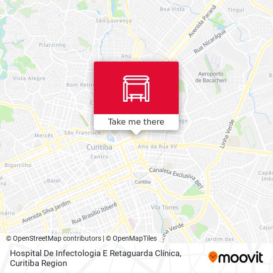 Hospital De Infectologia E Retaguarda Clínica map