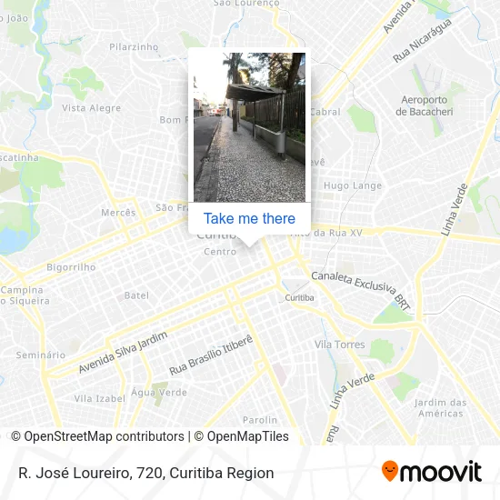 R. José Loureiro, 720 map