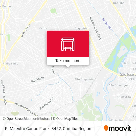 R. Maestro Carlos Frank, 3452 map