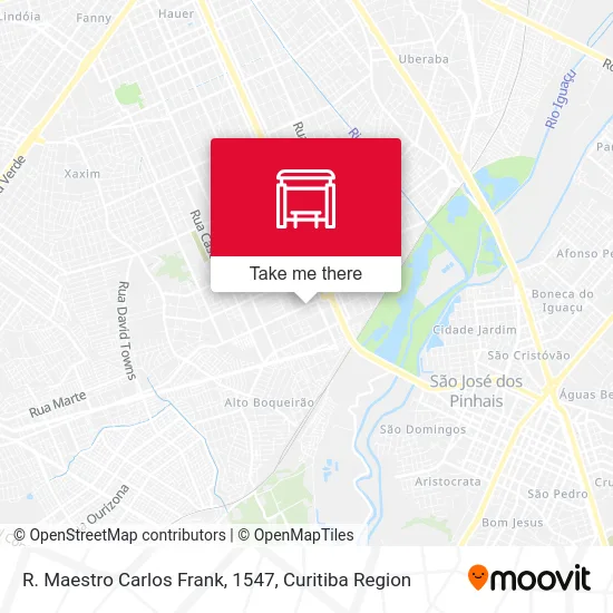 R. Maestro Carlos Frank, 1547 map