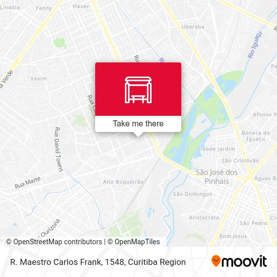 R. Maestro Carlos Frank, 1548 map