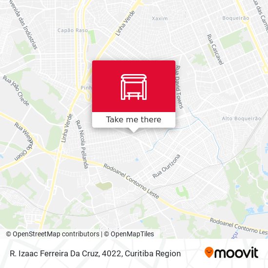 R. Izaac Ferreira Da Cruz, 4022 map