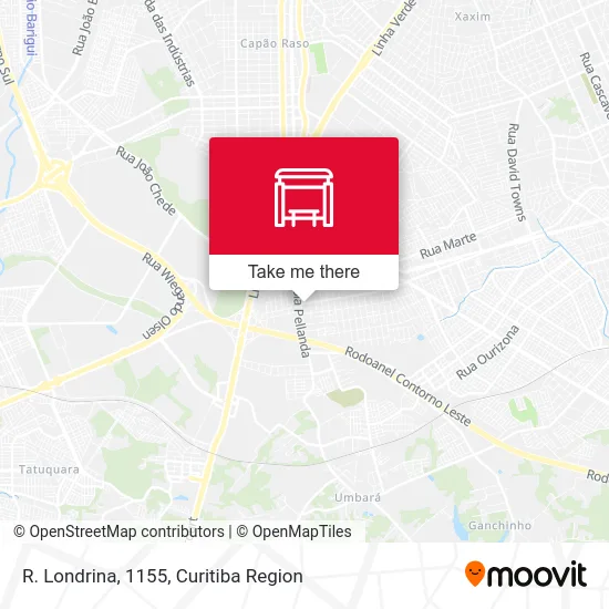 R. Londrina, 1155 map