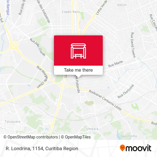 R. Londrina, 1154 map