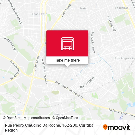 Rua Pedro Claudino Da Rocha, 162-200 map