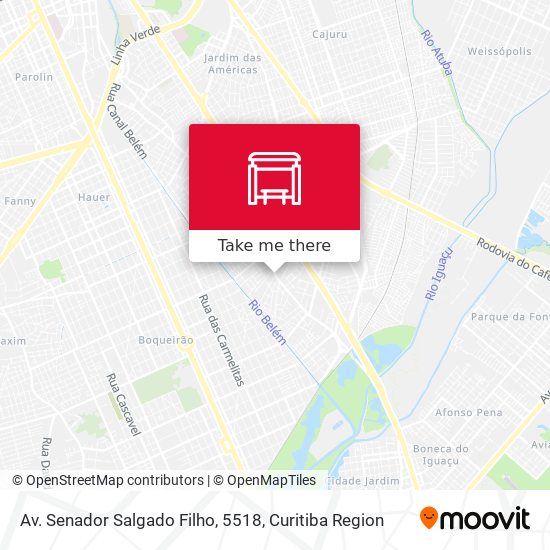 Mapa Av. Senador Salgado Filho, 5518