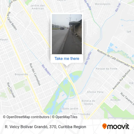 R. Velcy Bolívar Grandó, 370 map