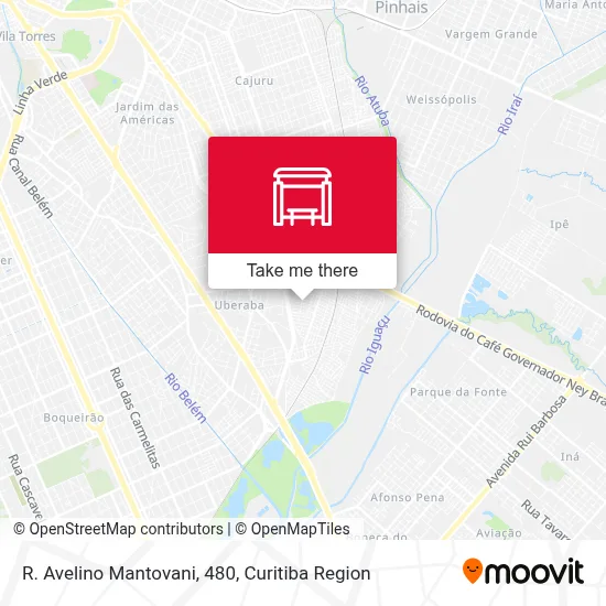 R. Avelino Mantovani, 480 map