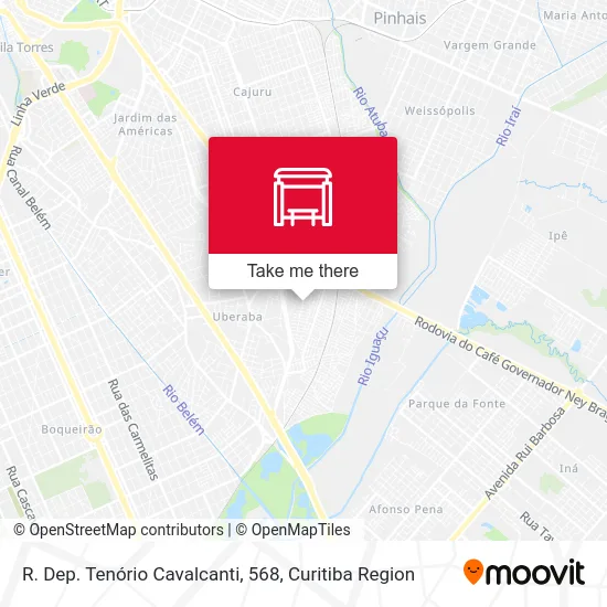 R. Dep. Tenório Cavalcanti, 568 map