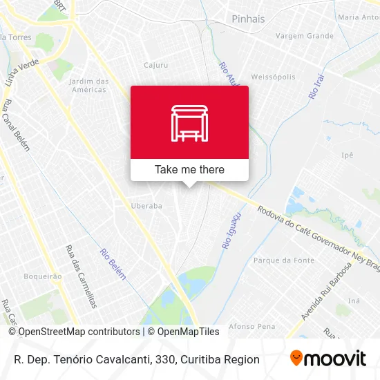 R. Dep. Tenório Cavalcanti, 330 map